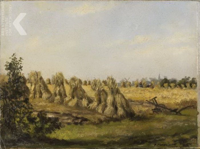 Covoni di segale con aratro c. 1890 - 1892, Kunstmuseum Den Haag, L'Aia